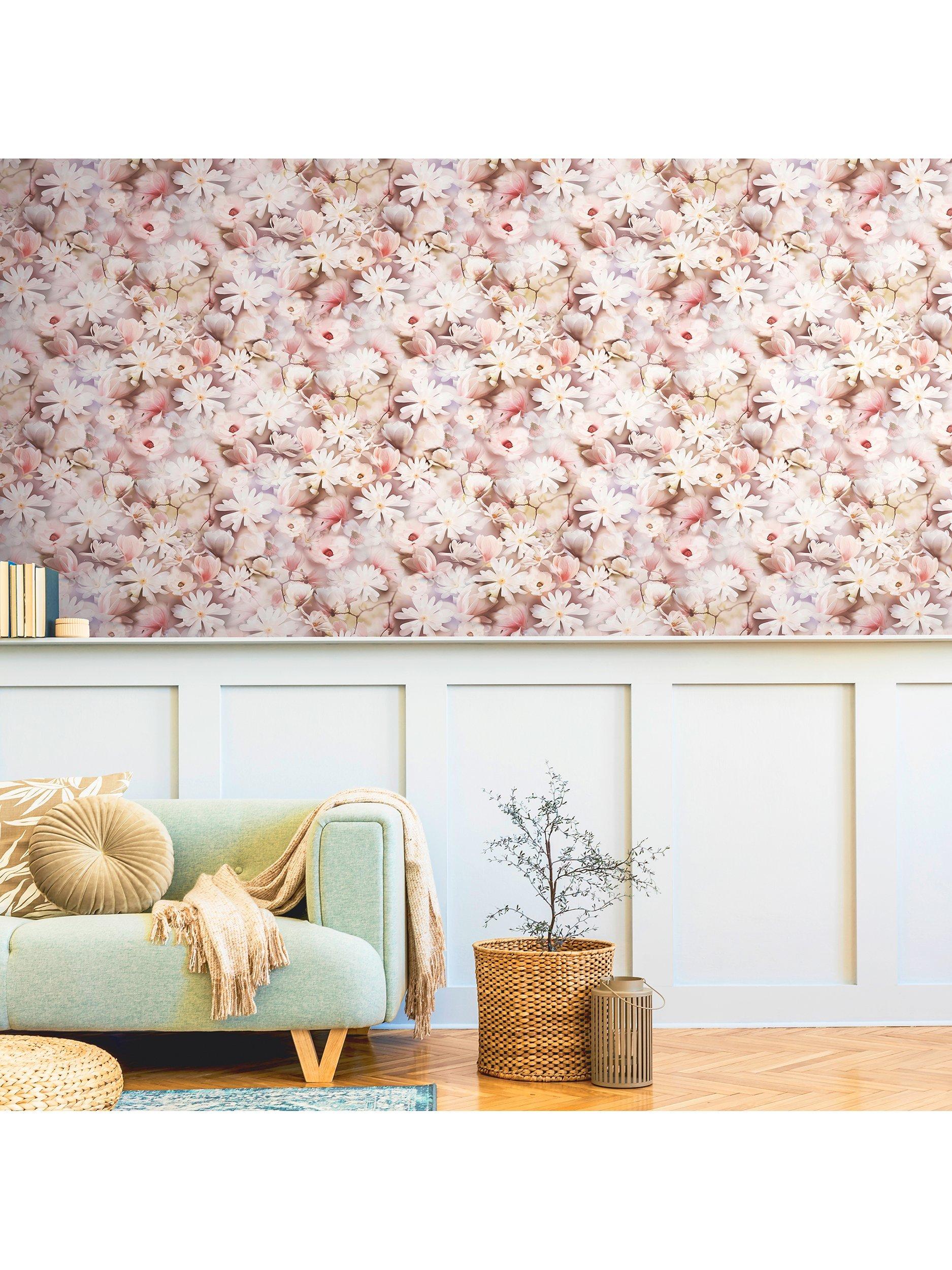 Galerie wallpaper Romantic Daisy Motif L10.05m x W53cm, imported from the UK