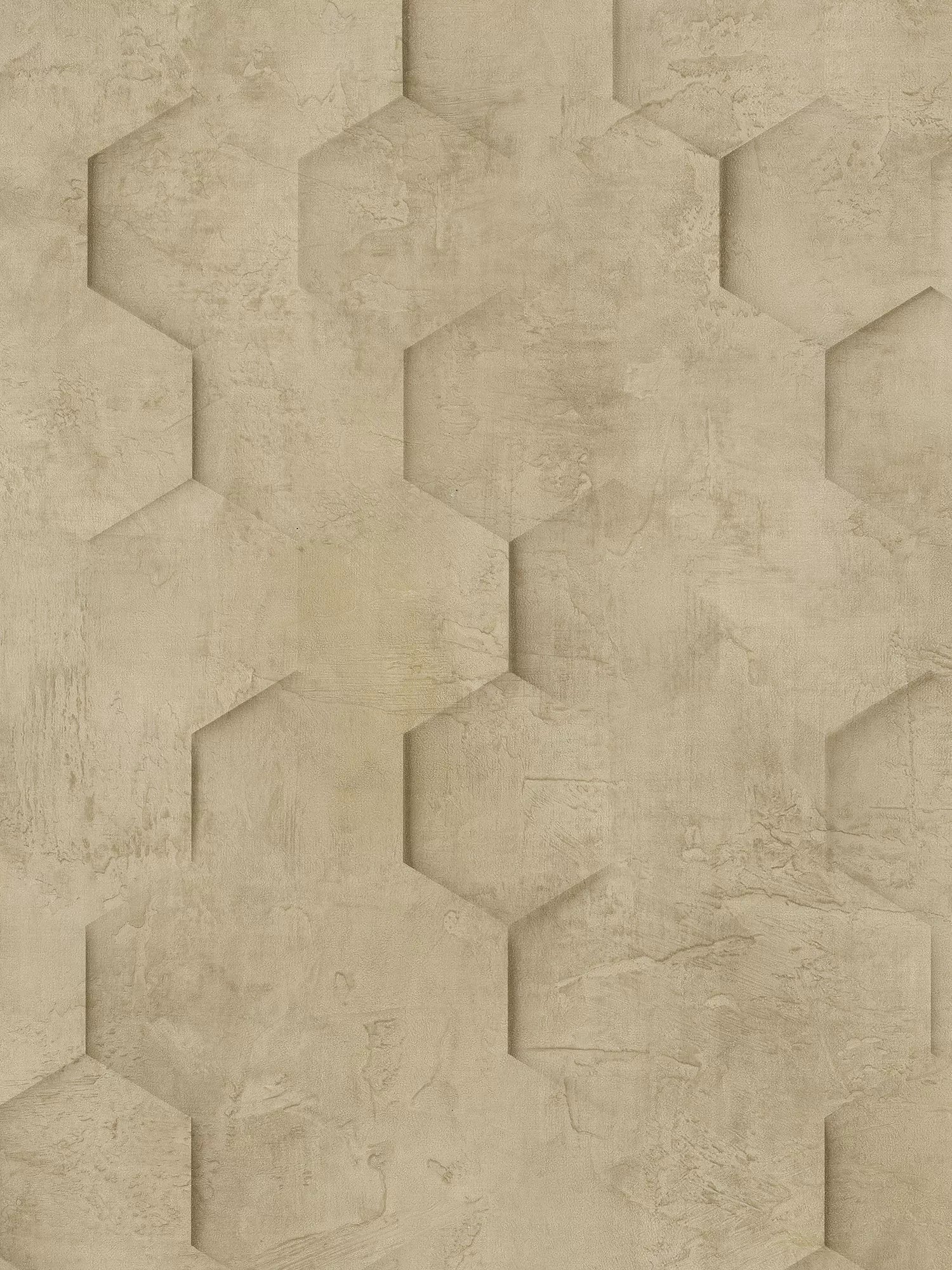 Galerie 3D Geometric Hexagon Wallpaper, 34163