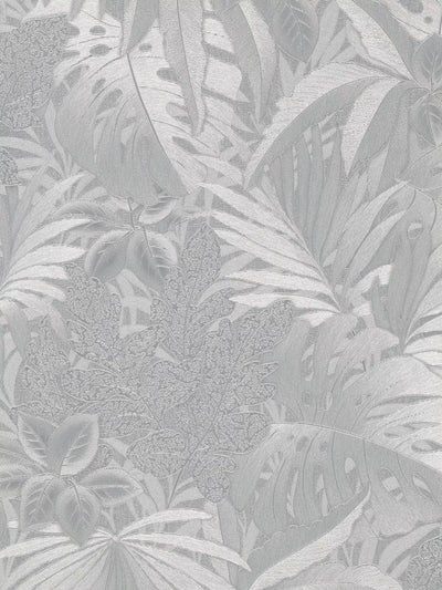 John Lewis Galerie Metallic Jungle Leaves Wallpaper 10m x 53cm- Buy online at McGrocer