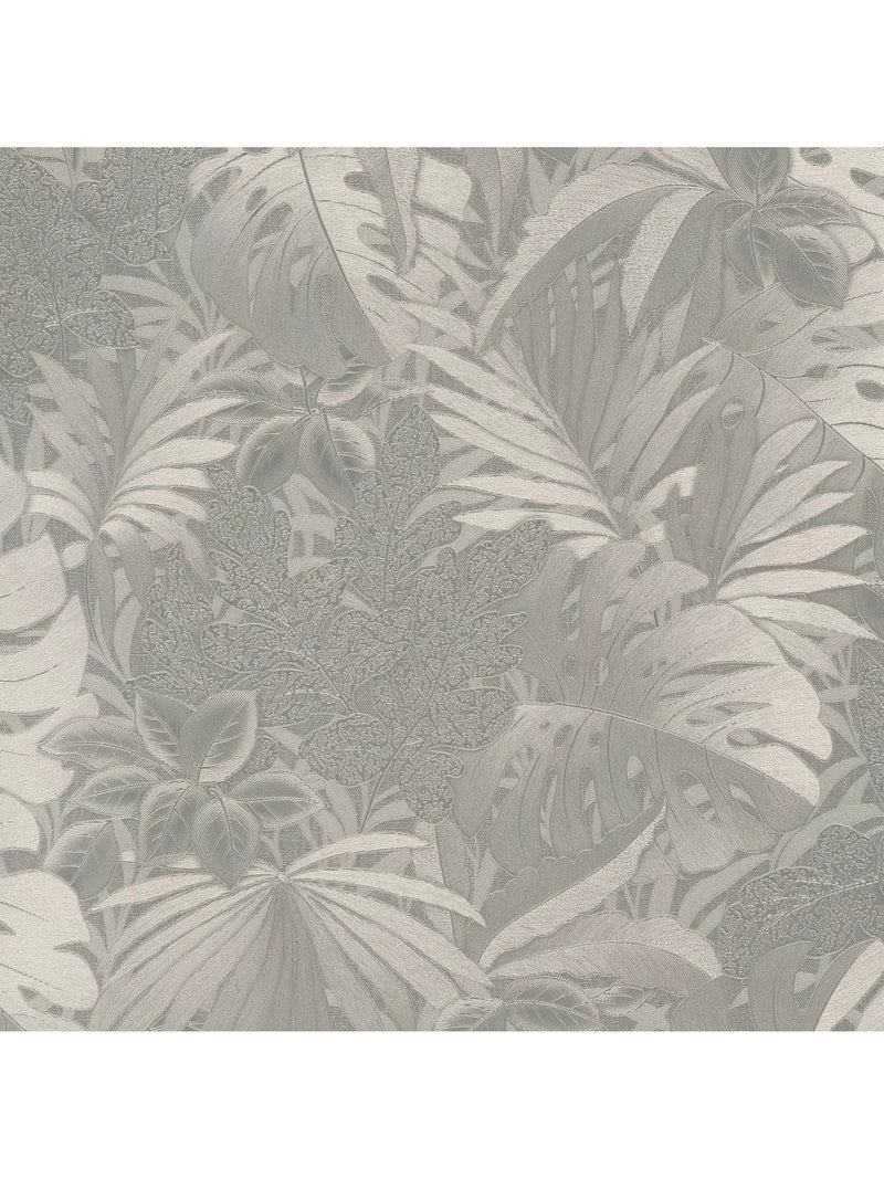 Galerie Metallic Jungle Leaves Wallpaper, 33302