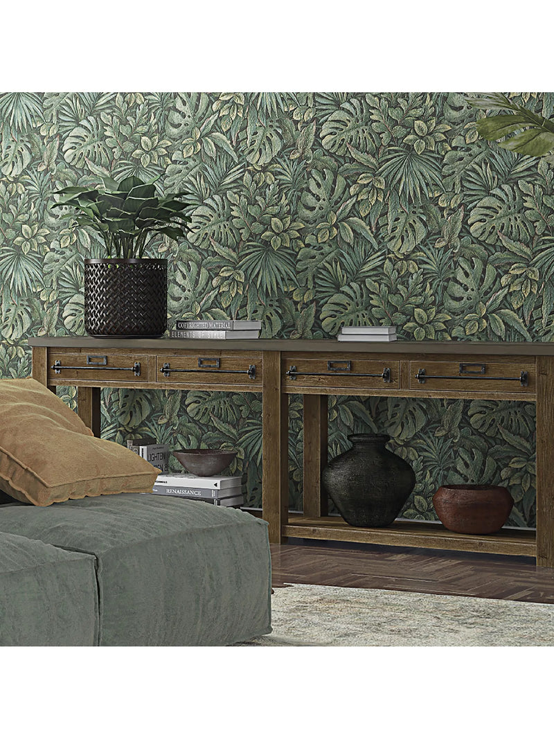 Galerie jungle leaves wallpaper 10.05m x 53cm, UK version