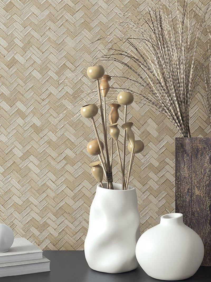 ورق حائط Galerie Rattan Weave بلمسة نهائية غير لامعة (علامة تجارية بريطانية)