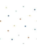 Galerie Dots Wallpaper in matt finish with coloured dots (British brand)