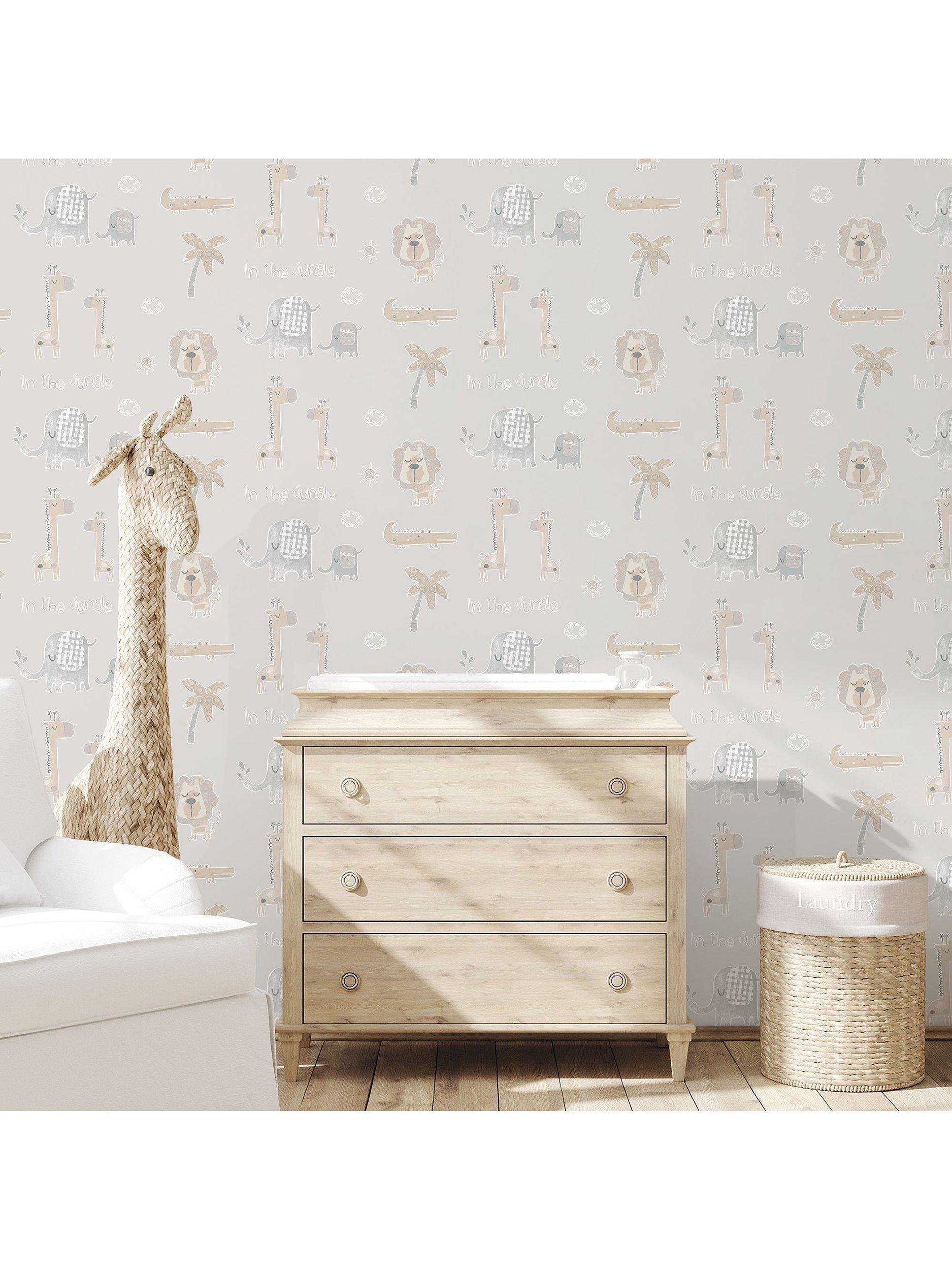 Galerie Jungle Friends Wallpaper children's design, UK version