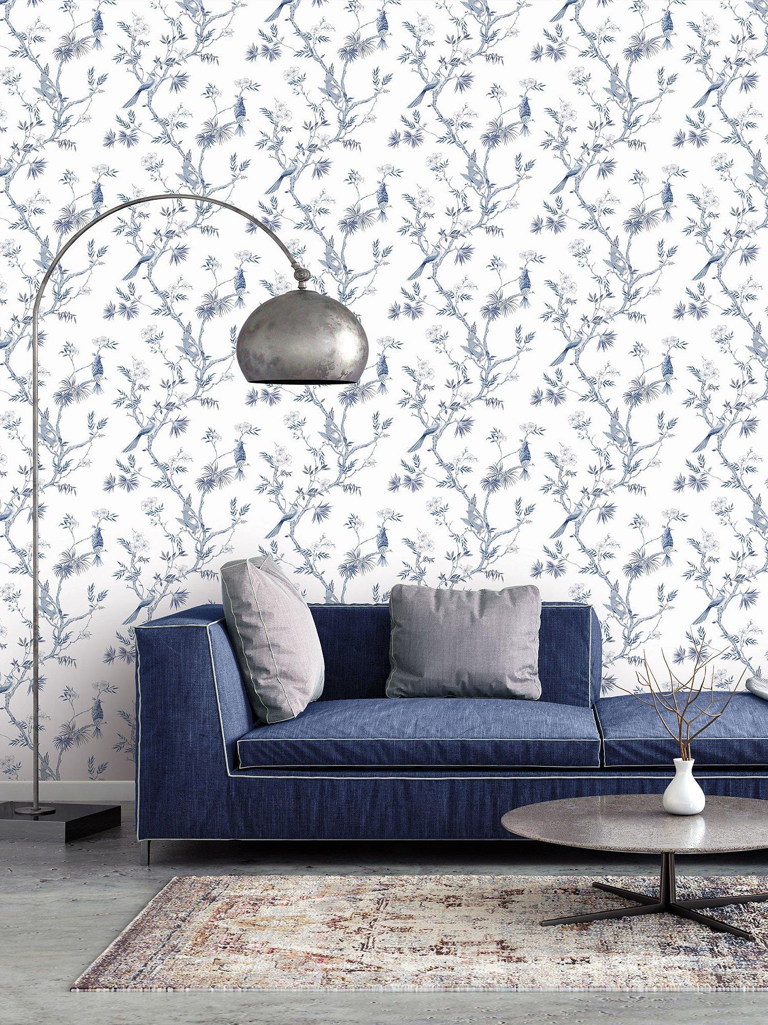 Galerie Classic Bird Trail Wallpaper 10m x 53cm (British brand)