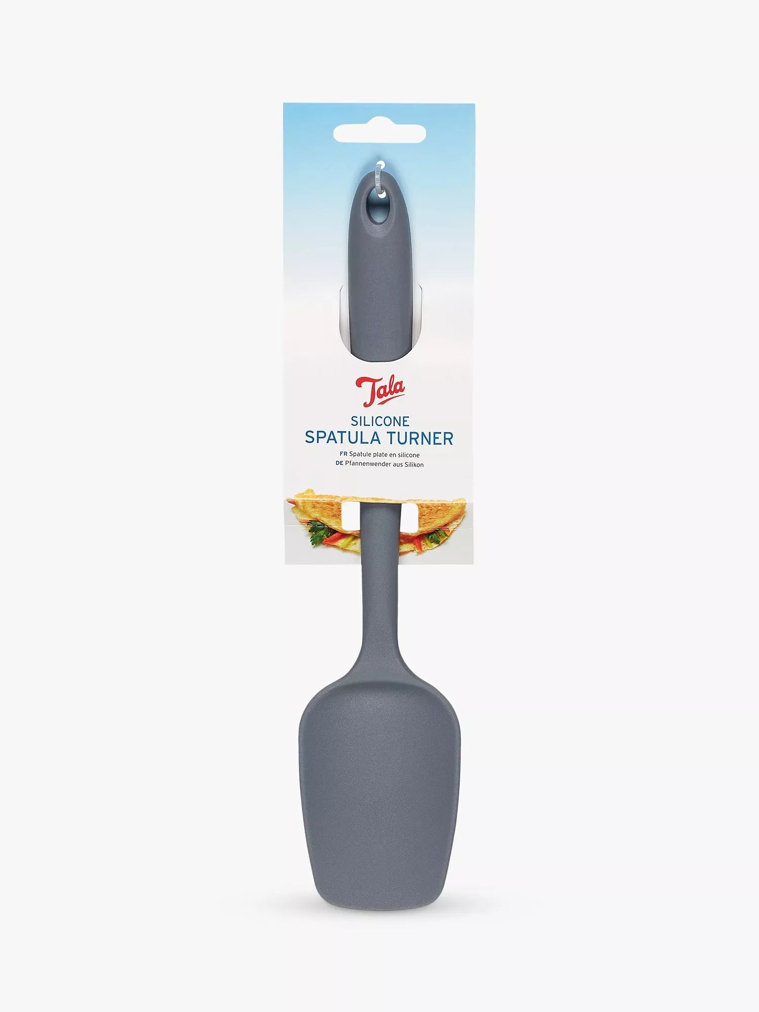 Tala silicone spatula turner in light grey (British brand)