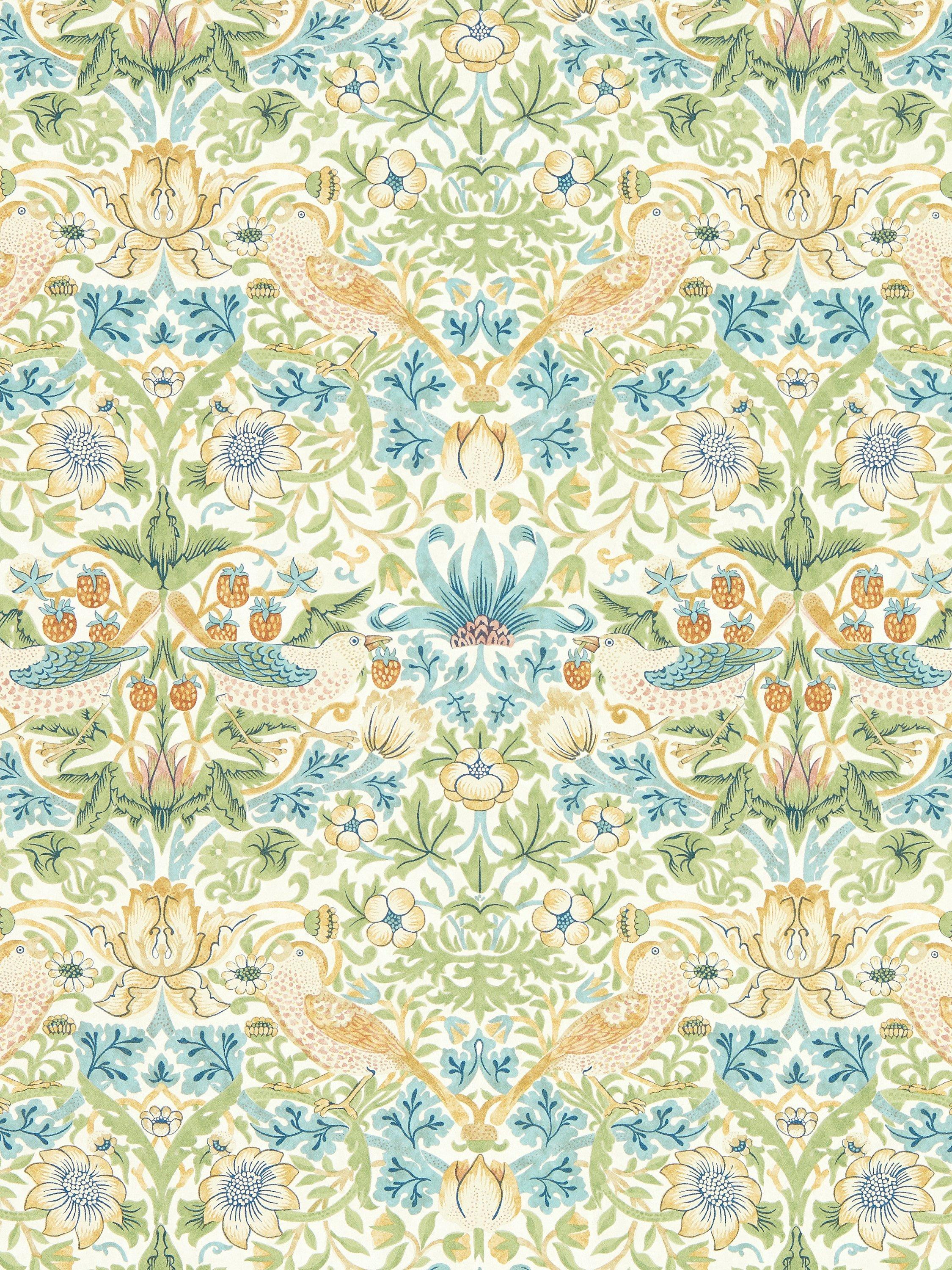 Clarke Strawberry Thief wallpaper 10m length - British product