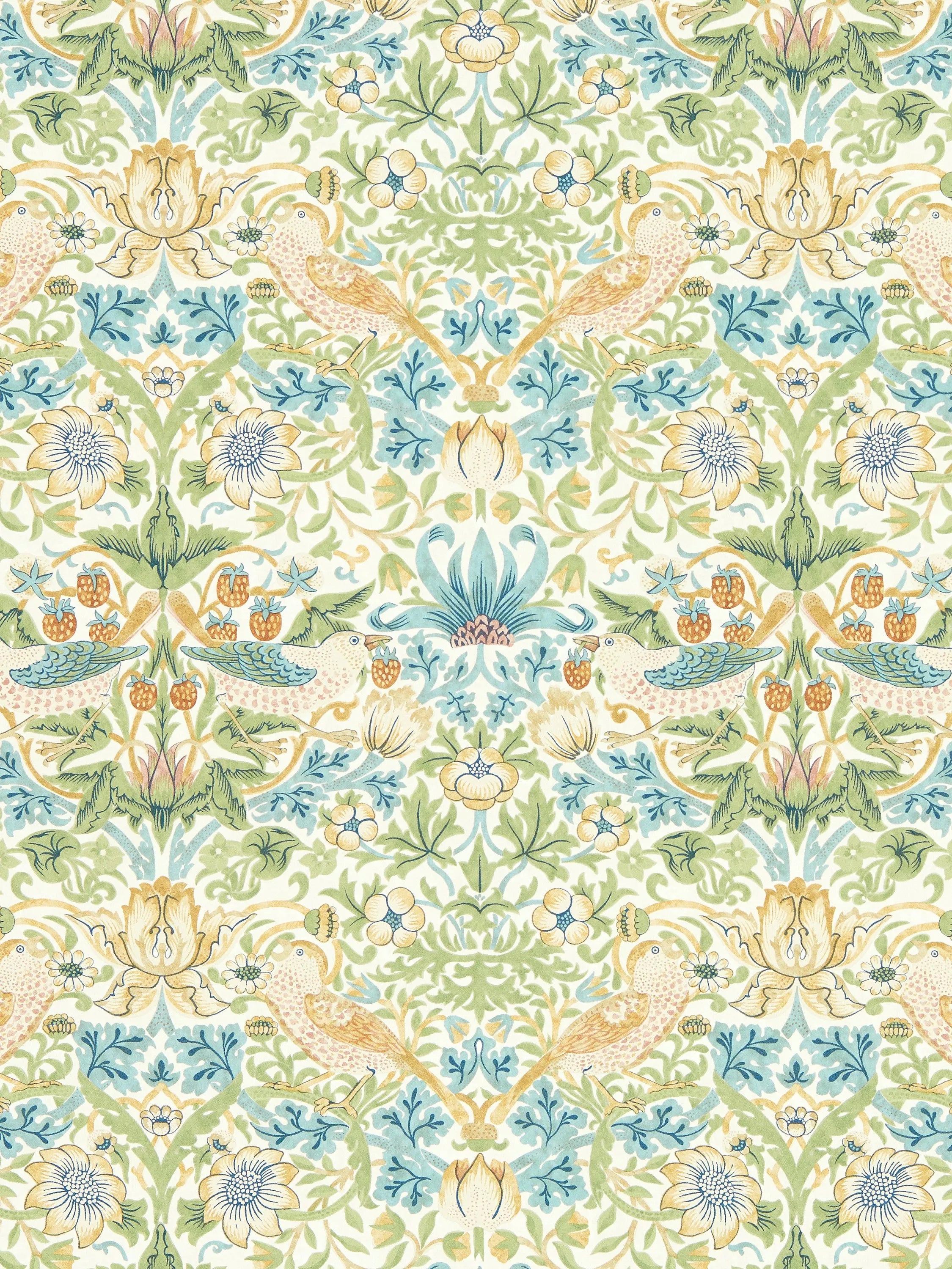 Clarke & Clarke William Morris Strawberry Thief Wallpaper