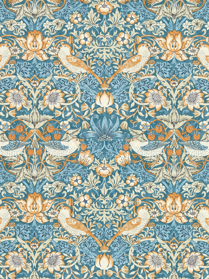 Clarke & Clarke William Morris Strawberry Thief Wallpaper - W0171/02