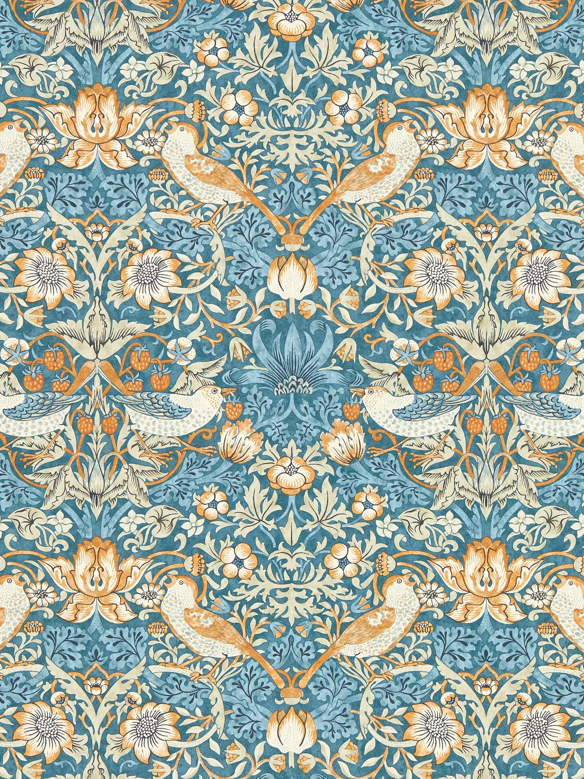 Clarke & Clarke William Morris Strawberry Thief Wallpaper - W0171/02