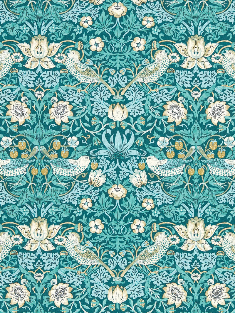 Clarke & Clarke William Morris Strawberry Thief Wallpaper - W0171/05