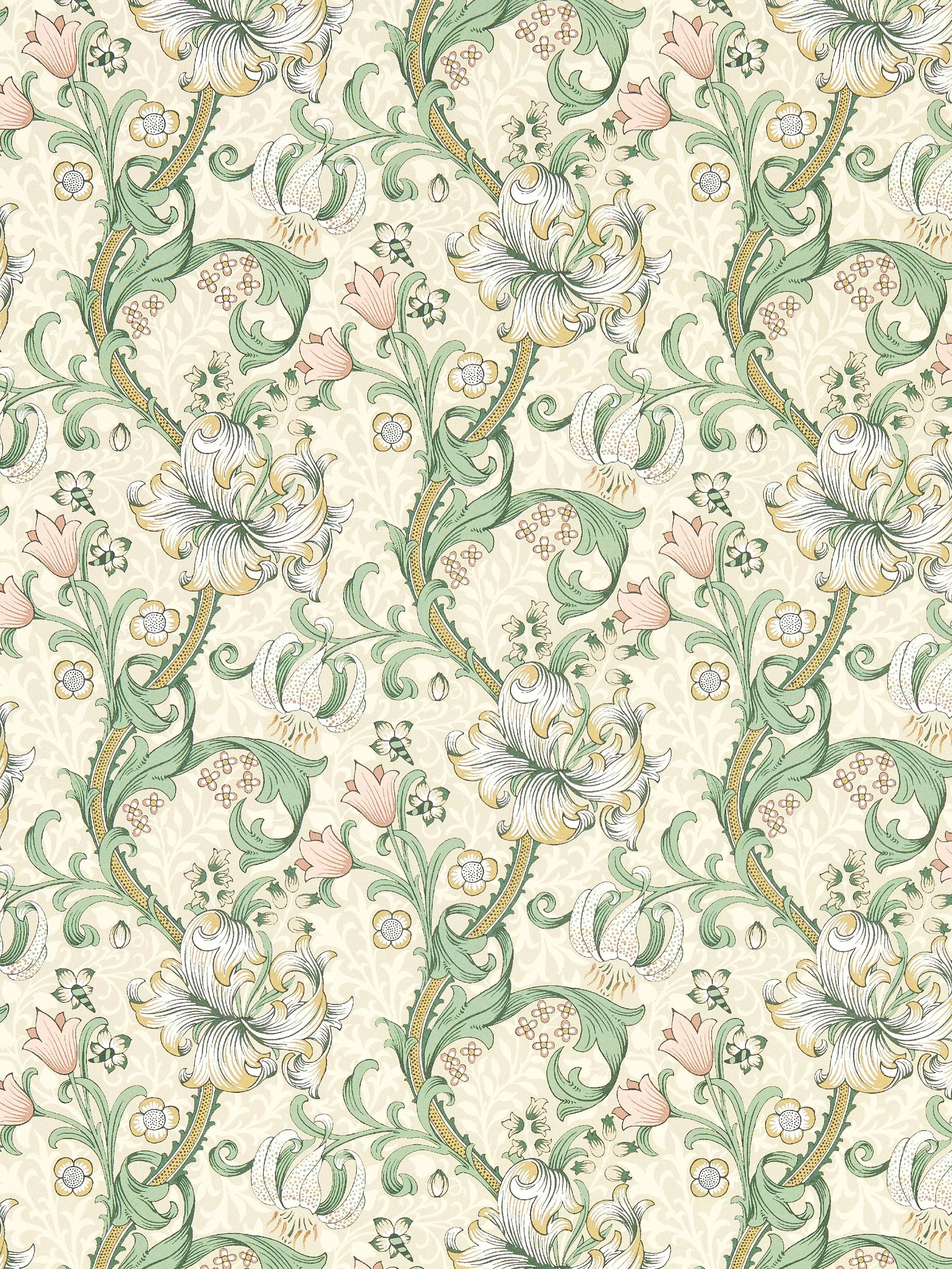Clarke & Clarke Golden Lily Tapete – britisches Produkt