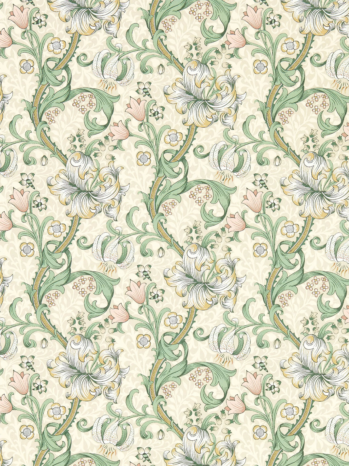 Clarke & Clarke Golden Lily Tapete – britisches Produkt