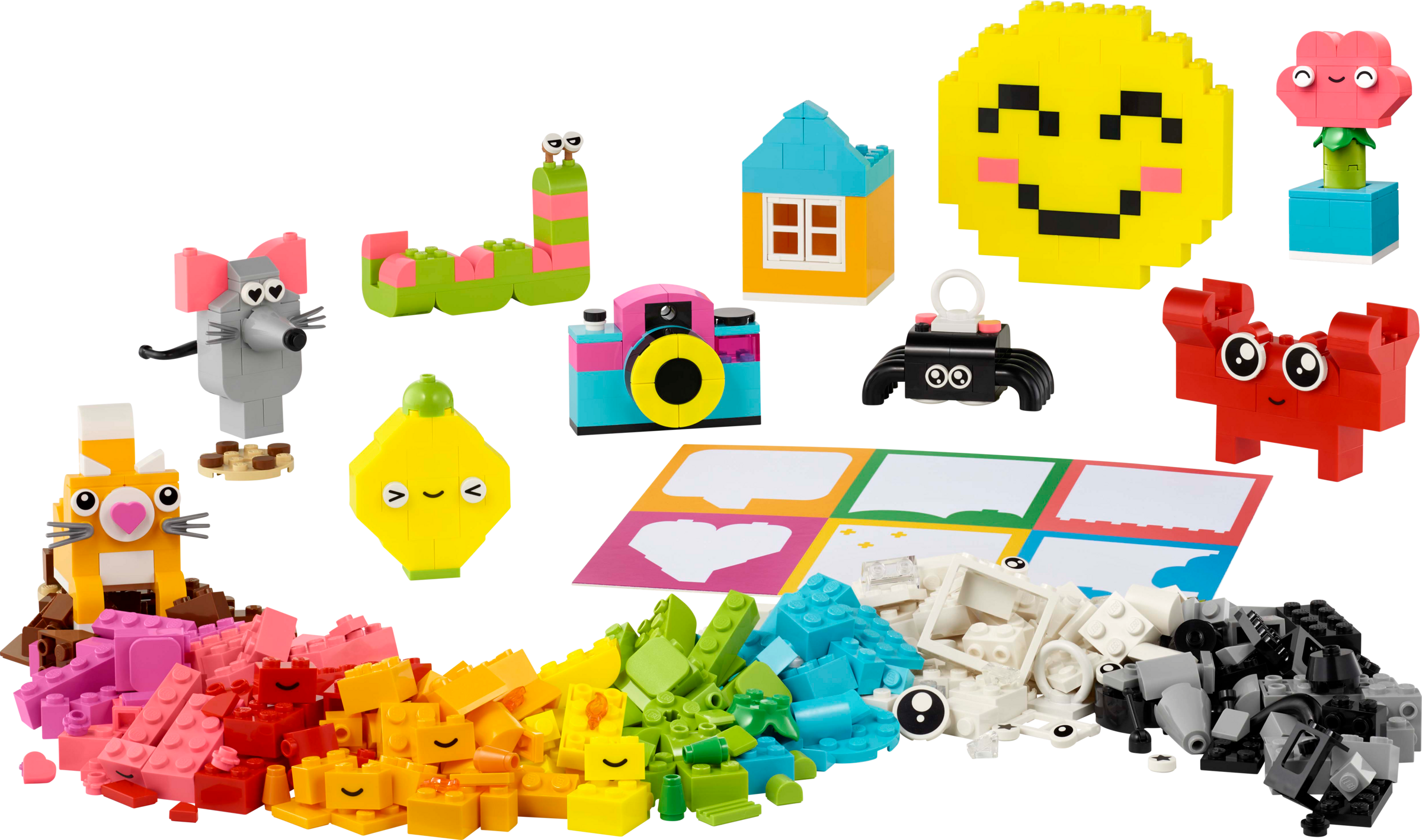 LEGO Kreativ Happy Box byggesett 680 deler - Britisk produkt