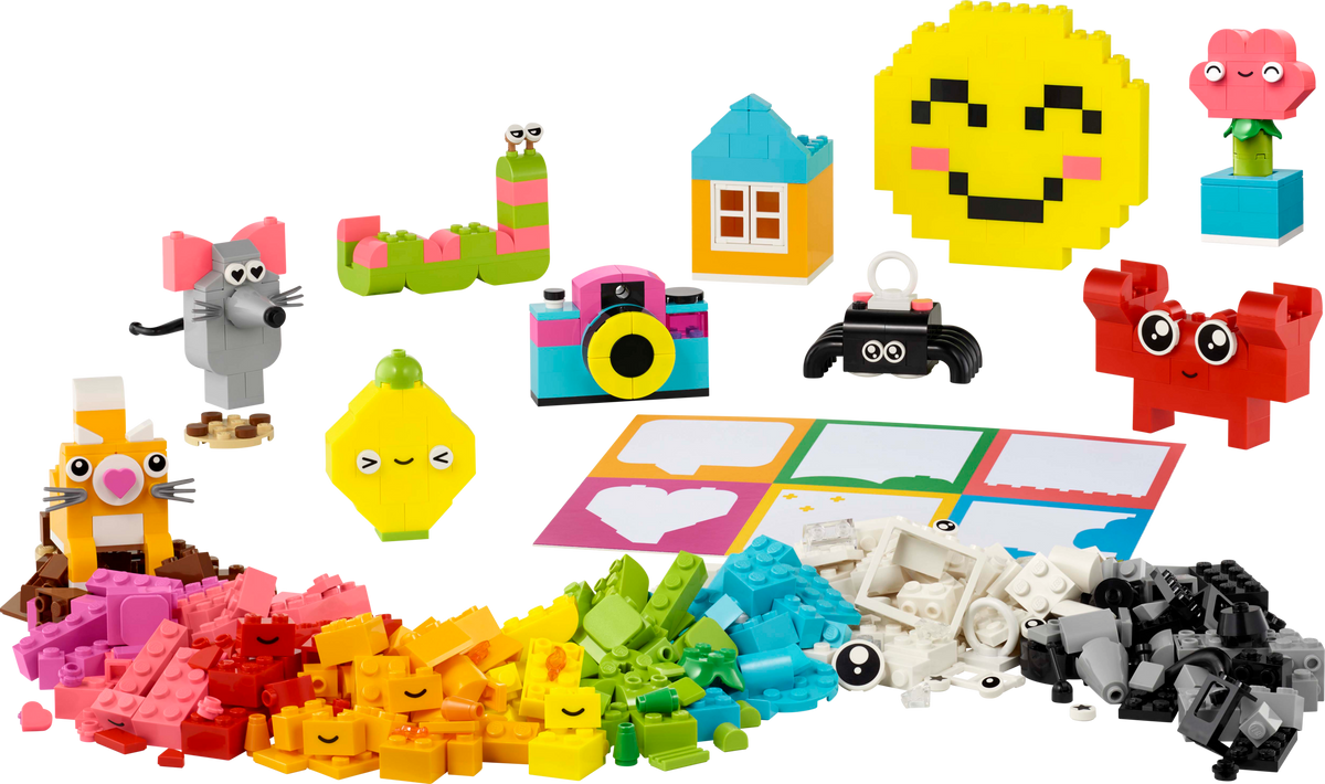 LEGO Kreativ Happy Box byggesett 680 deler - Britisk produkt