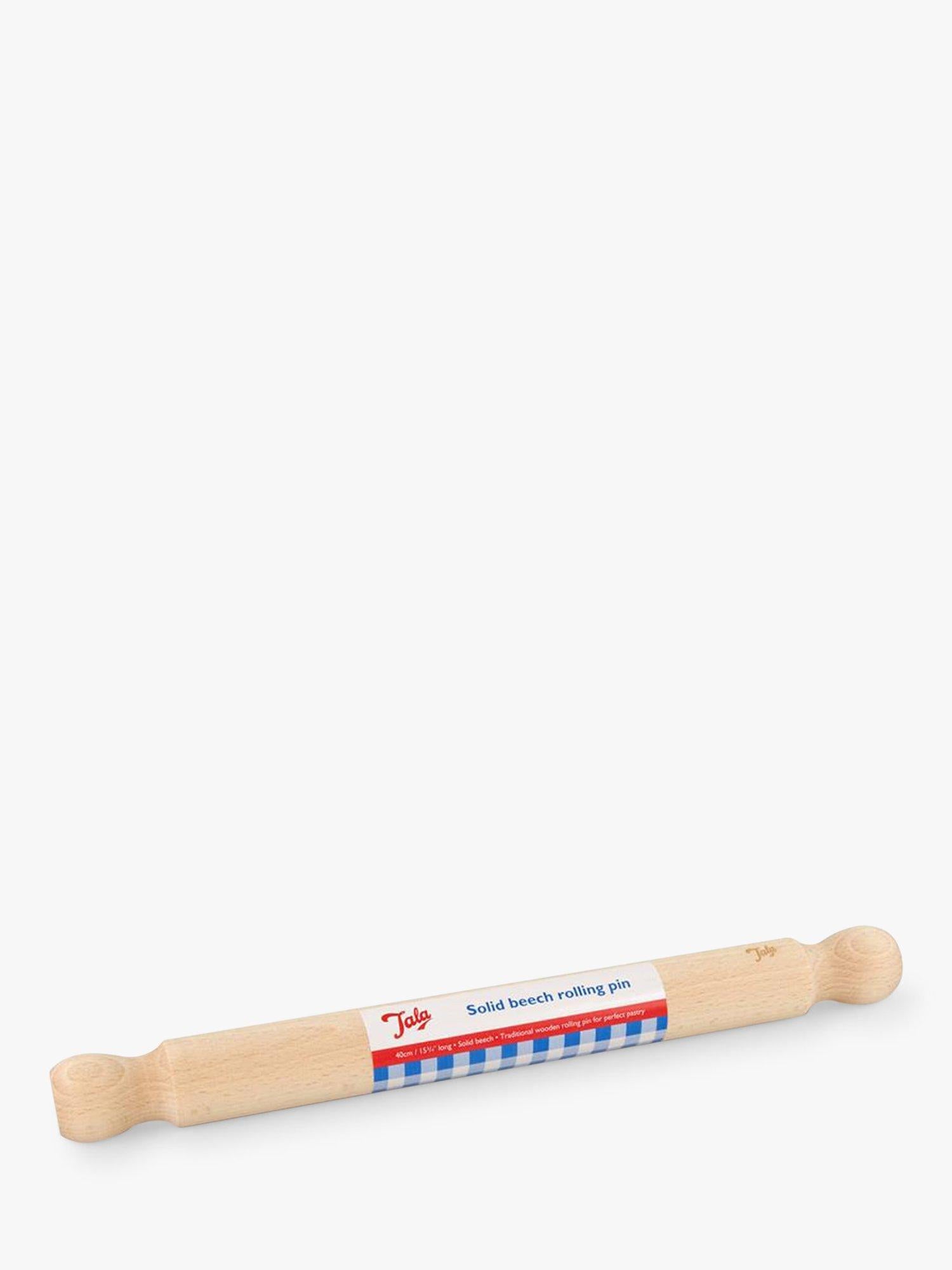 Tala beech wood rolling pin 40cm, imported from the UK