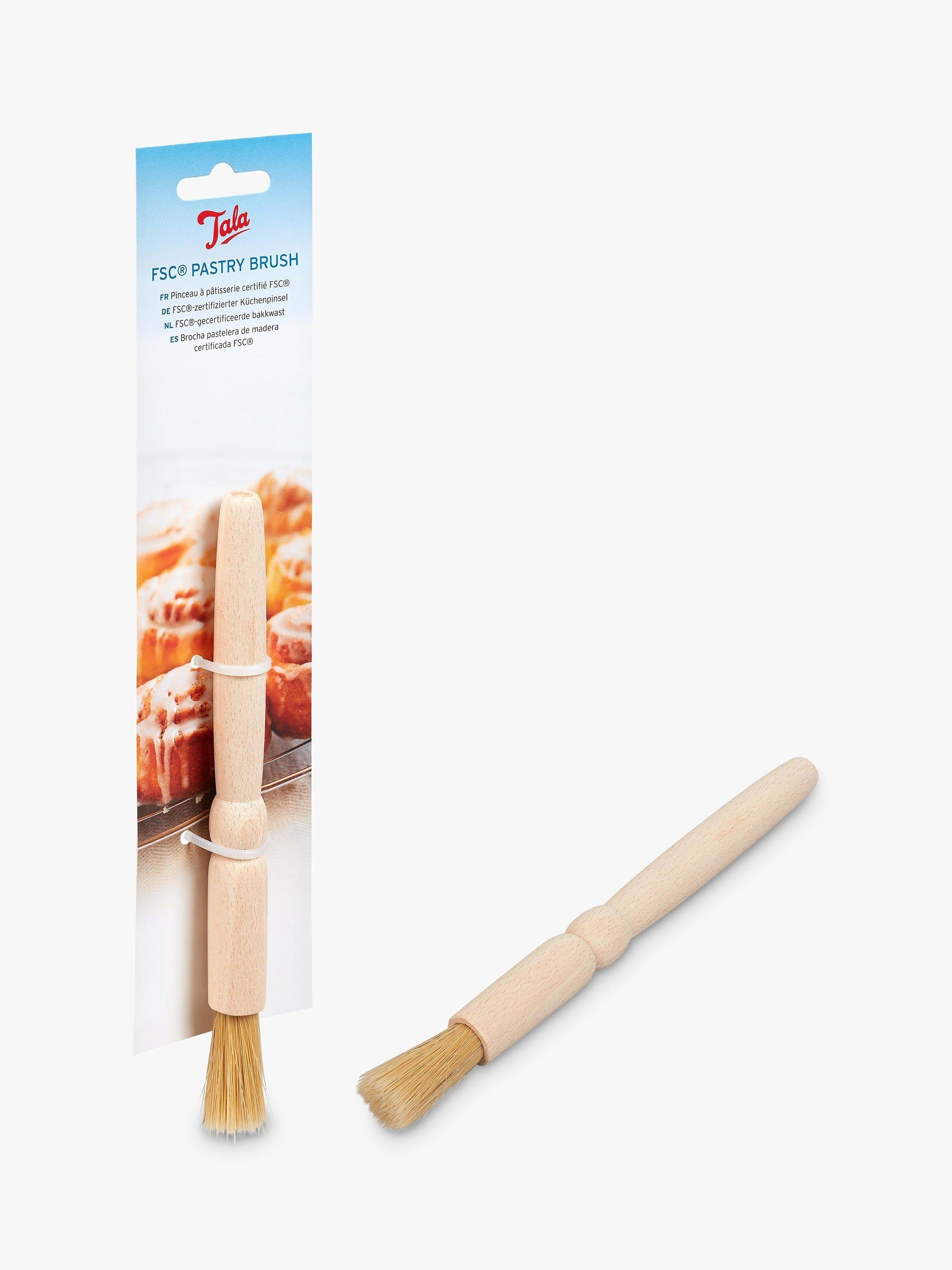 Tala pastry brush FSC-certified beech wood natural bristles, UK version