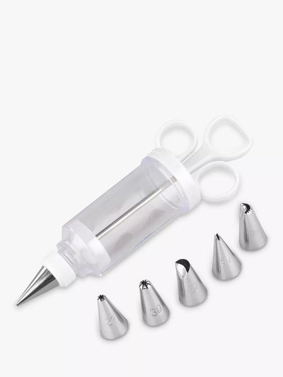 John Lewis Tala Icing Syringe & 6 Nozzles Piping Set- Buy online at McGrocer
