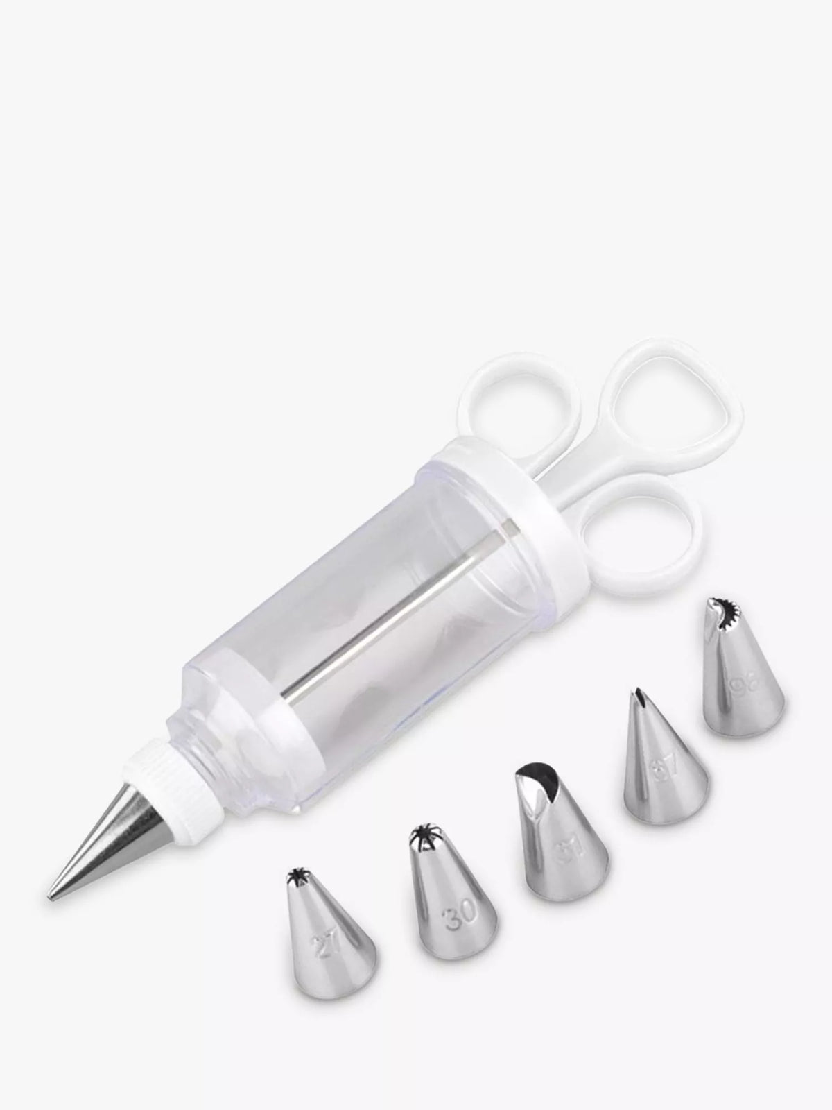 Tala icing syringe and six stainless steel nozzles, UK version