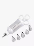 Tala icing syringe and six stainless steel nozzles, UK version