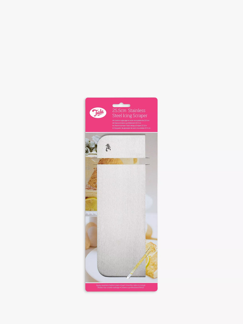 Tala Stainless Steel Icing Scraper 25.5cm (British brand)