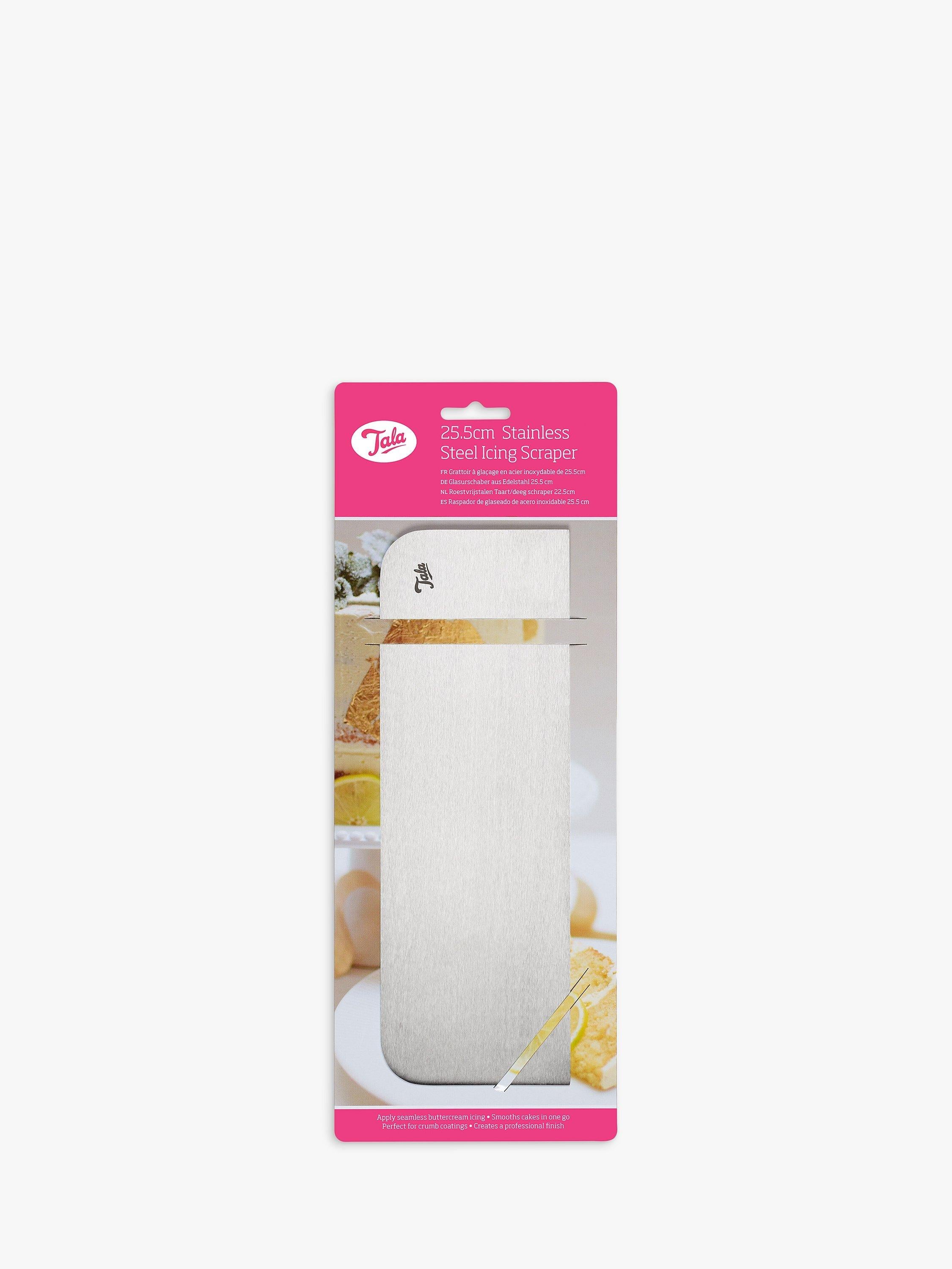Tala Stainless Steel Icing Scraper 25.5cm (British brand)