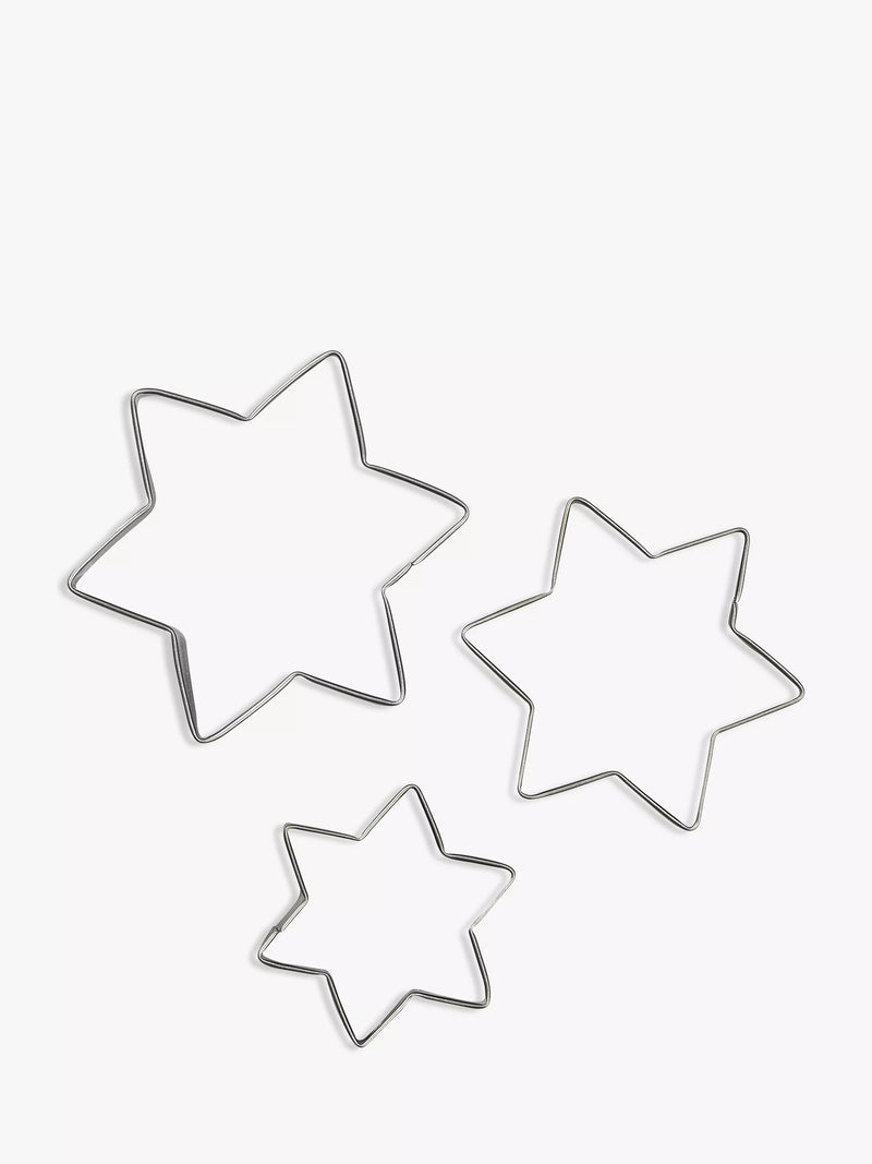 Tala stainless steel star cookie cutters set of 3 - British product