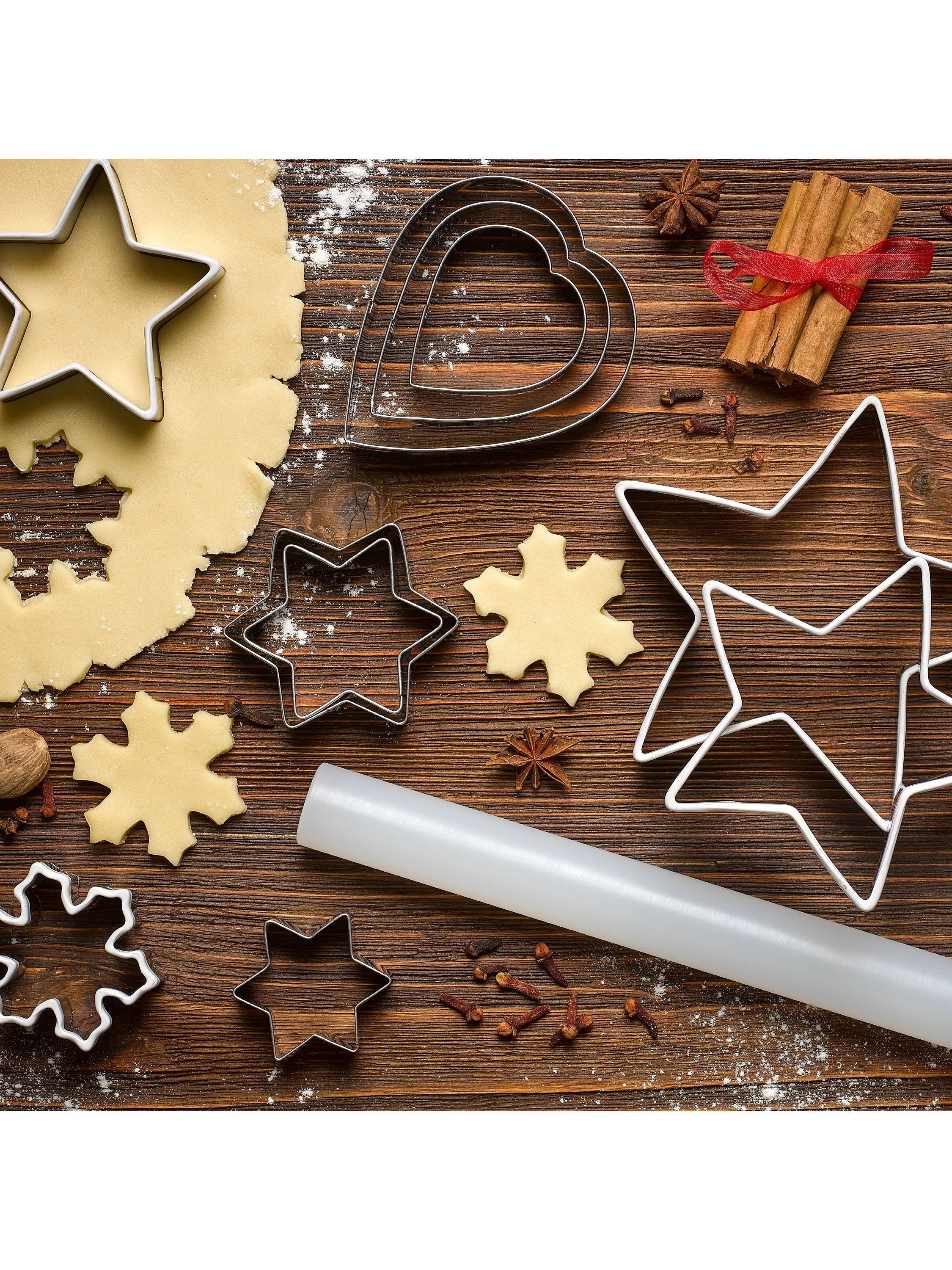 Tala stainless steel star cookie cutters set of 3 - British product