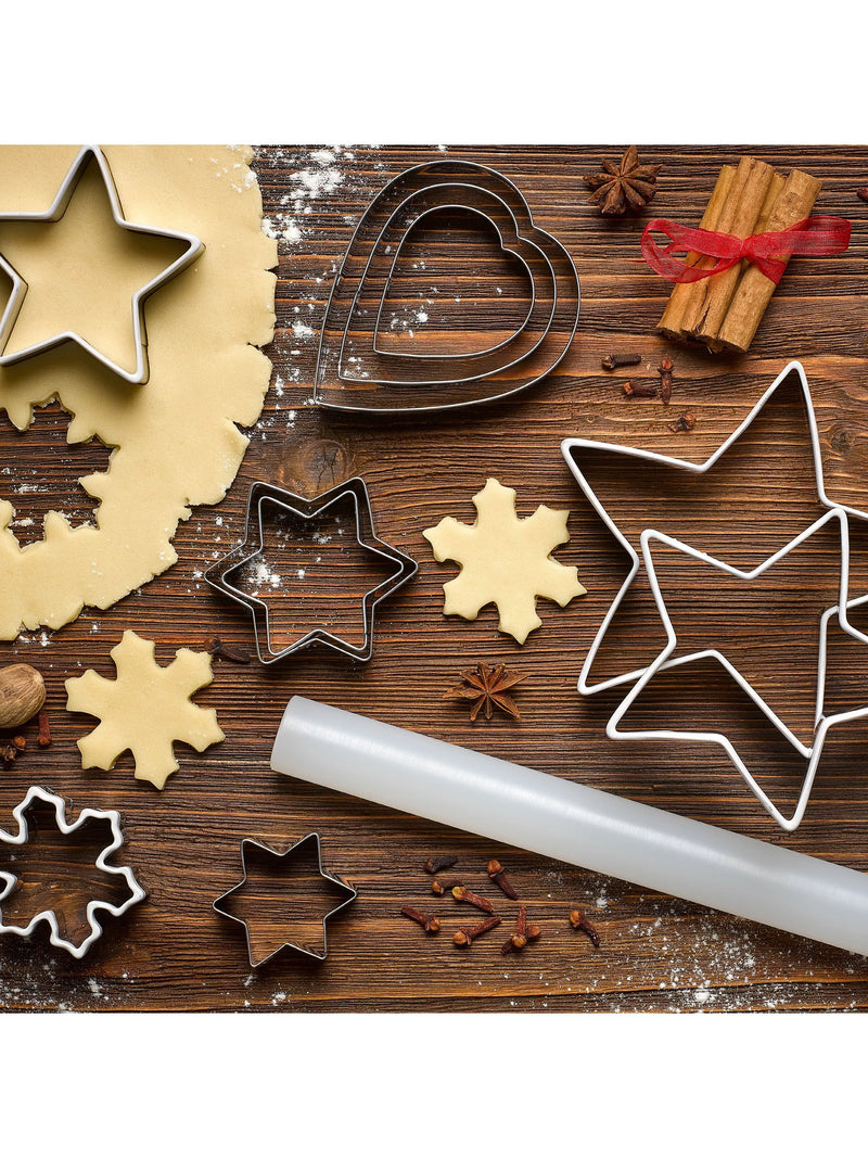 Tala stainless steel star cookie cutters set of 3 - British product