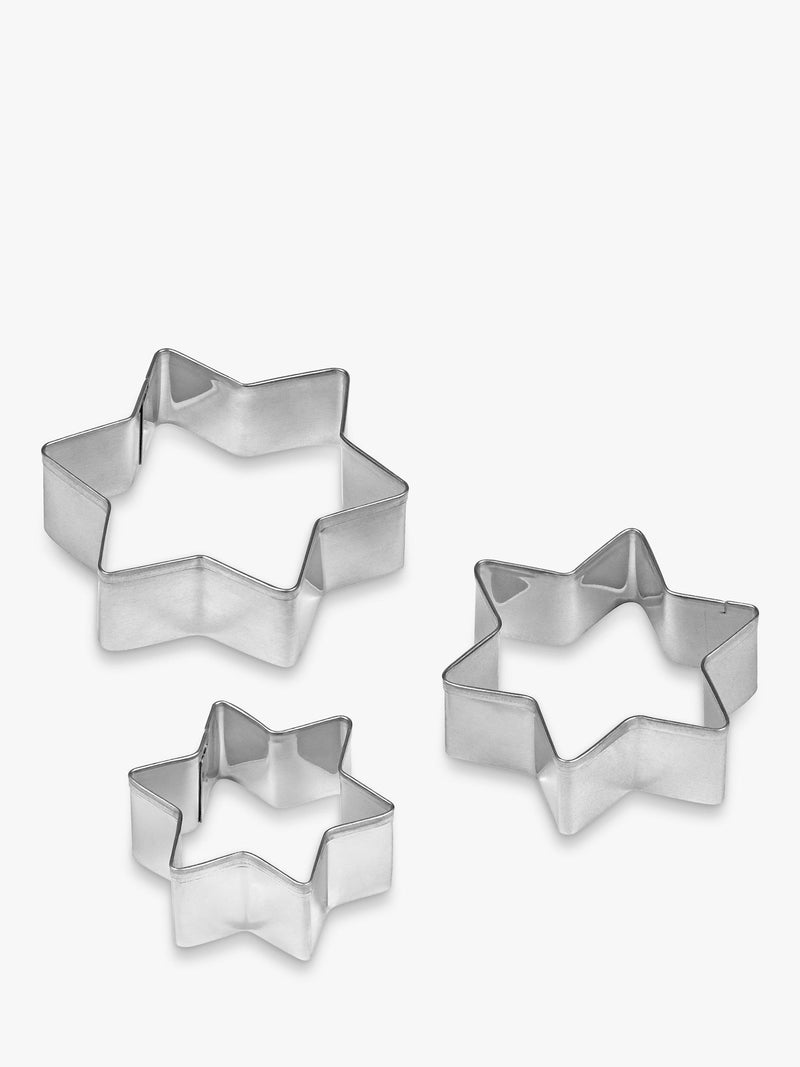 Tala stainless steel star cookie cutters set of 3 - British product