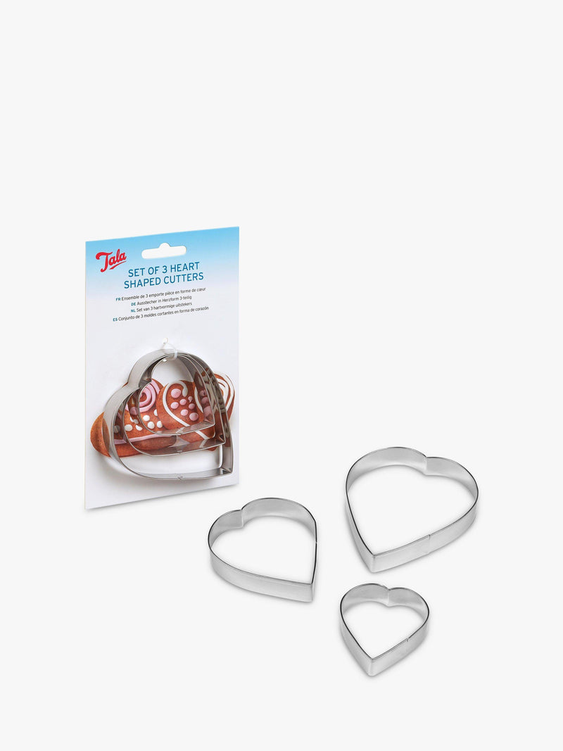 Tala heart cookie cutters set of 3 - British product
