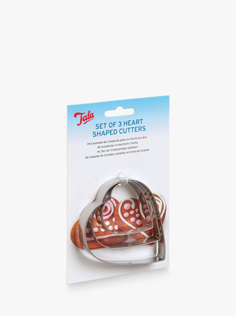 Tala heart cookie cutters set of 3 - British product