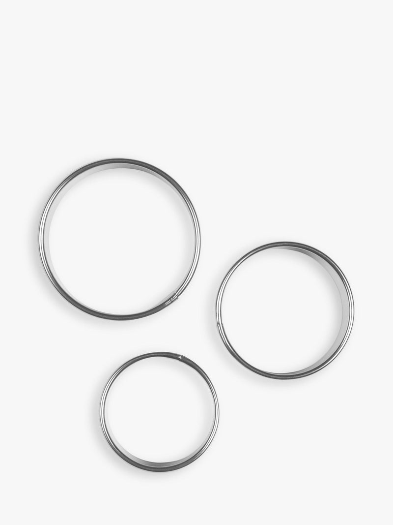 Tala stainless steel round cutters set of 3, imported from the UK