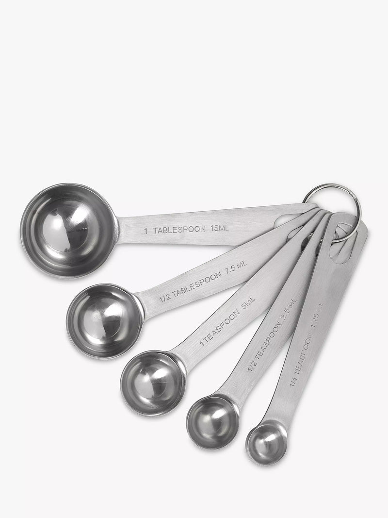 Tala stainless steel measuring spoons set of 5 (British brand)