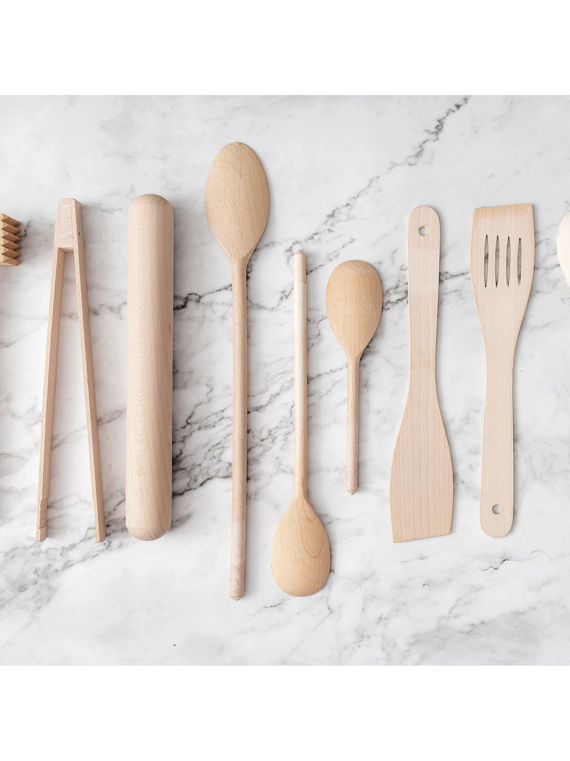 Tala Kitchen Utensils, Set of 3, FSC-Certified (Beech Wood)
