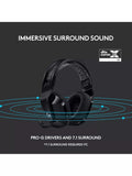 Logitech G733 Lightspeed Wireless Gaming Headset, Graphite