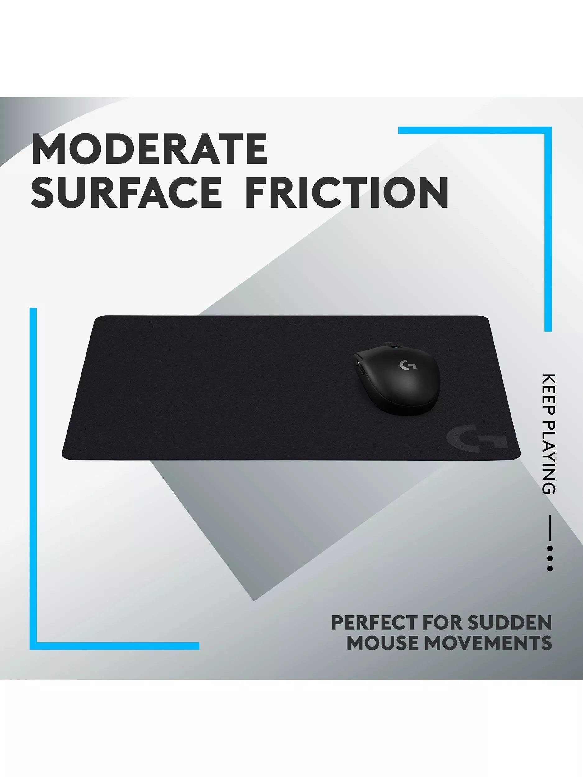 Logitech G240 graphite gaming mouse pad - British product