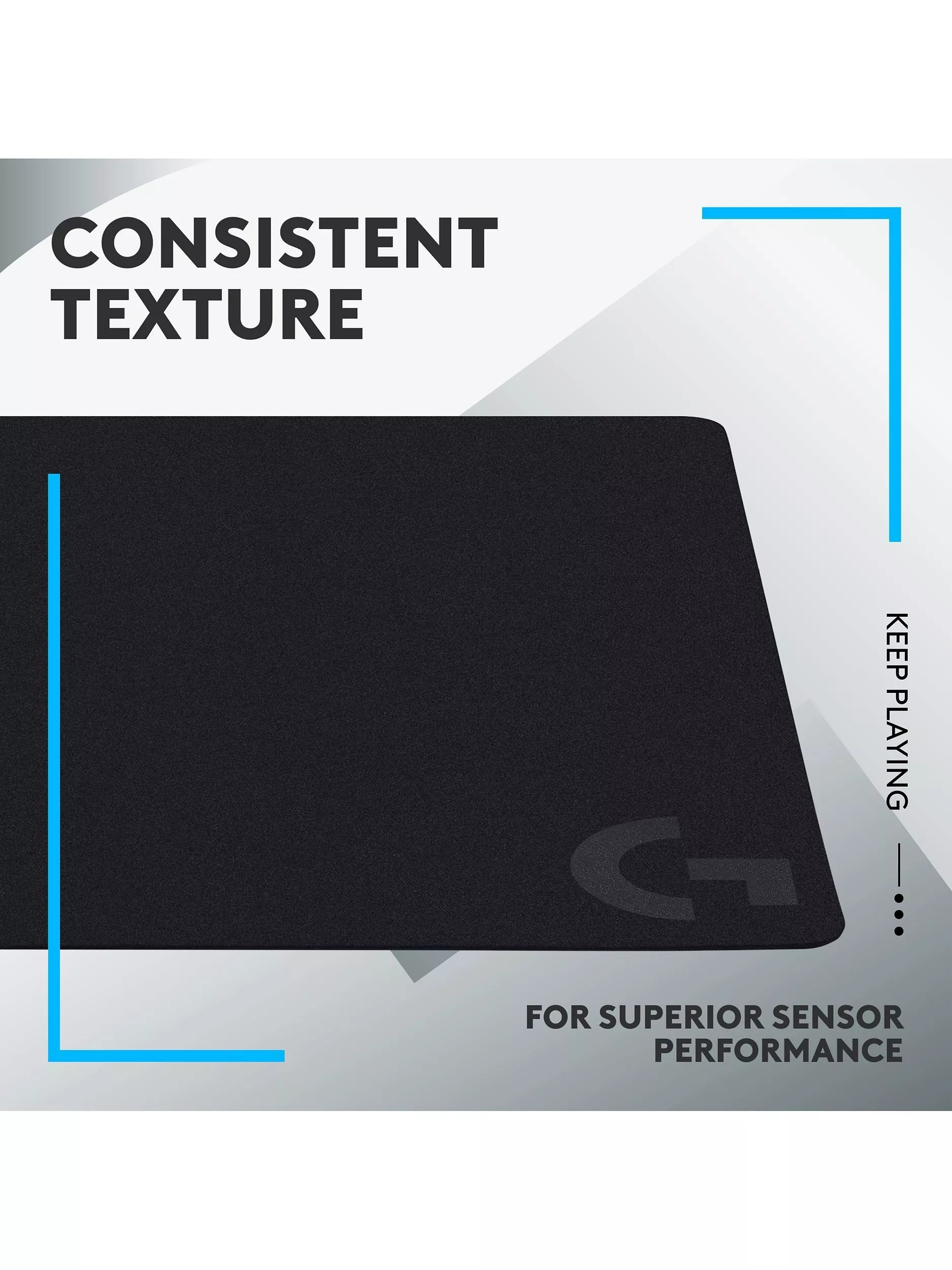 Logitech G240 graphite gaming mouse pad - British product