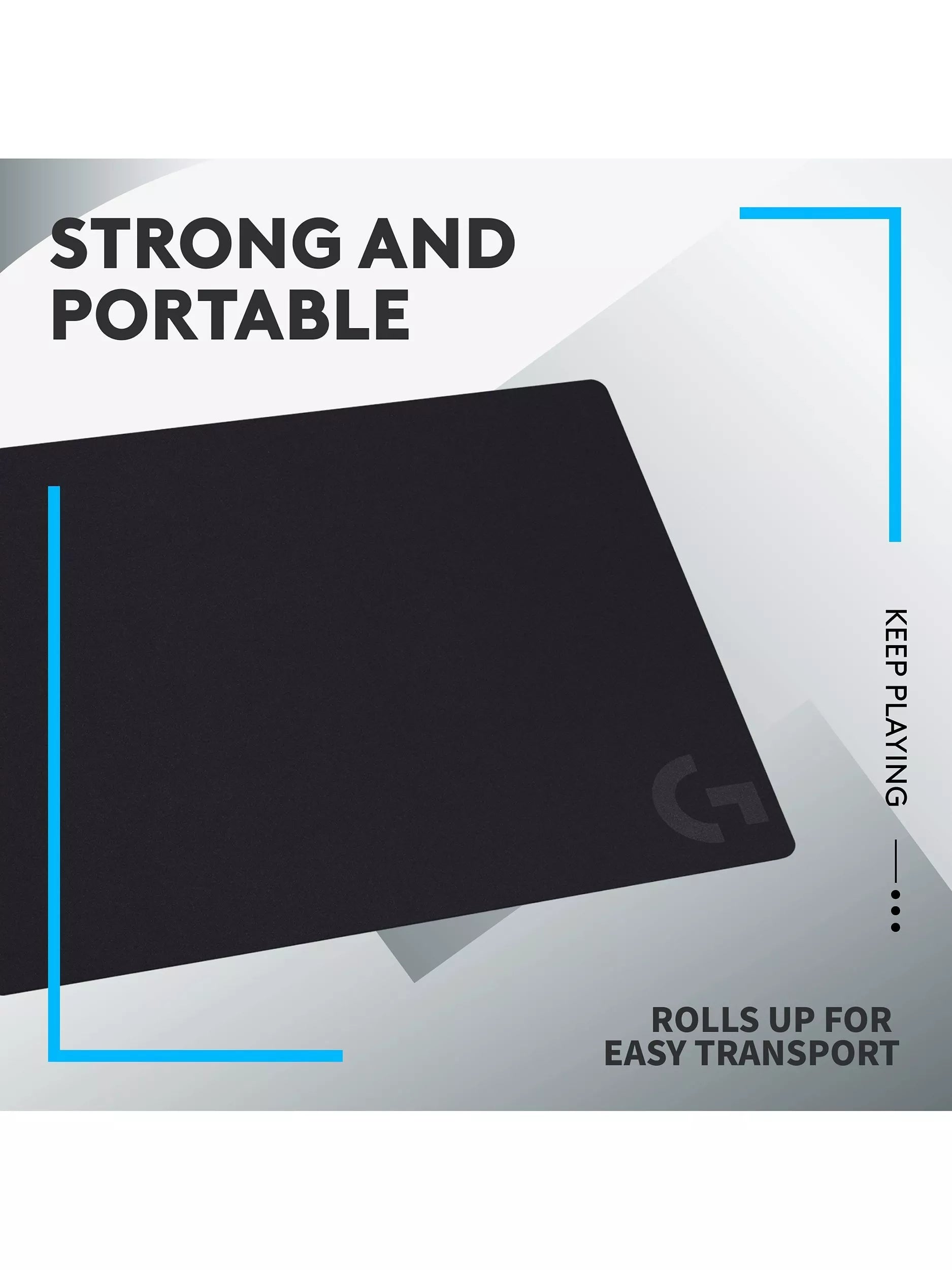 Logitech G240 graphite gaming mouse pad - British product