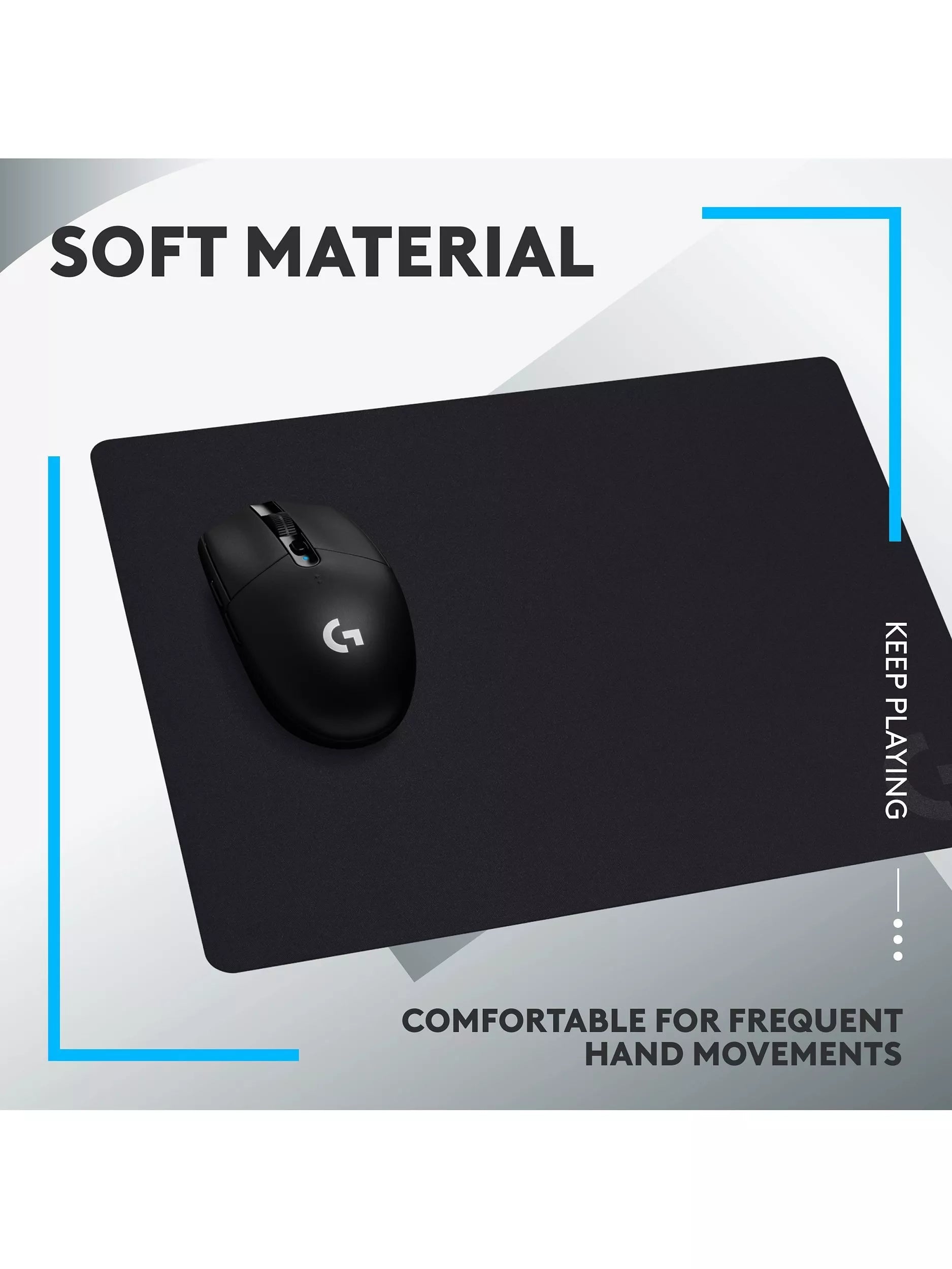 Logitech G240 graphite gaming mouse pad - British product