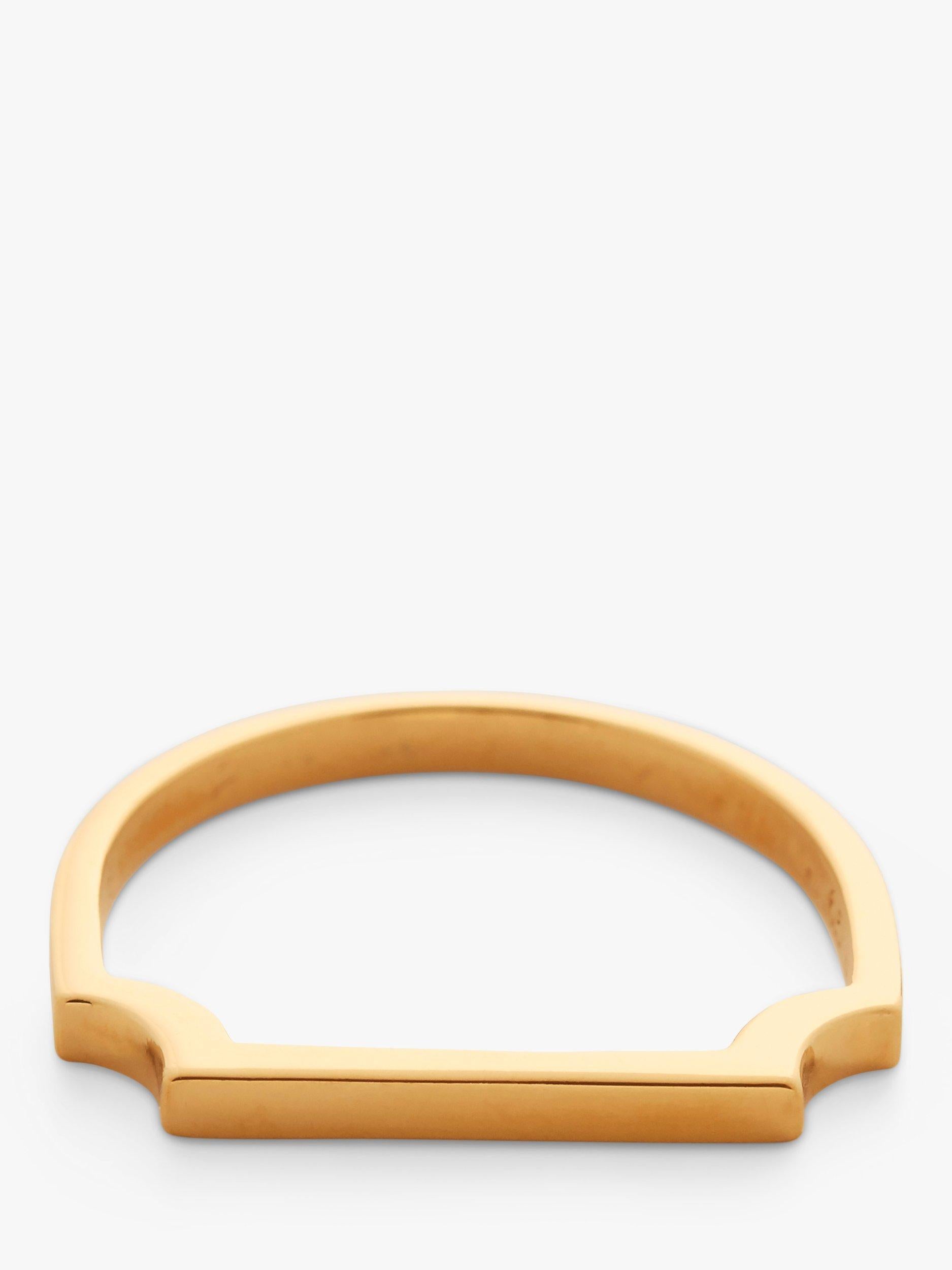 Monica Vinader gold ring, imported from the UK