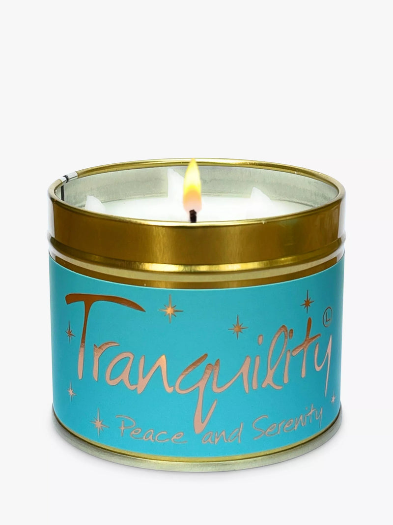 Lily-flame Tranquility tin scented candle 230g, UK version