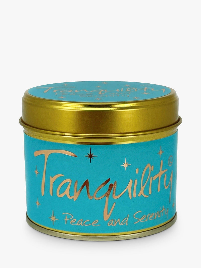 Lily-flame Tranquility tin scented candle 230g, UK version