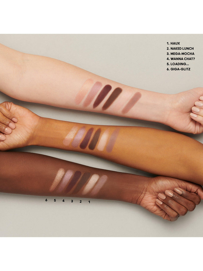 MAC Connect In Colour burgundy eyeshadow palette, imported from the UK