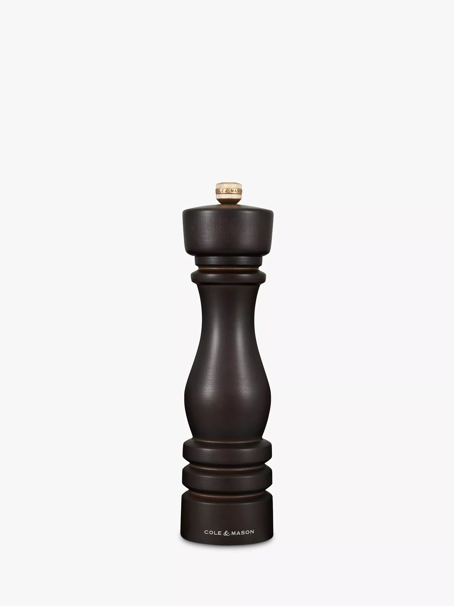 Cole & Mason beech wood pepper mill 22cm, UK version