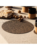 LIGA Dash cork round placemats multi set of 4, UK version