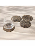 LIGA round cork coasters set of 4, UK version