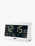 Braun BC10 digital alarm clock white imported from the UK