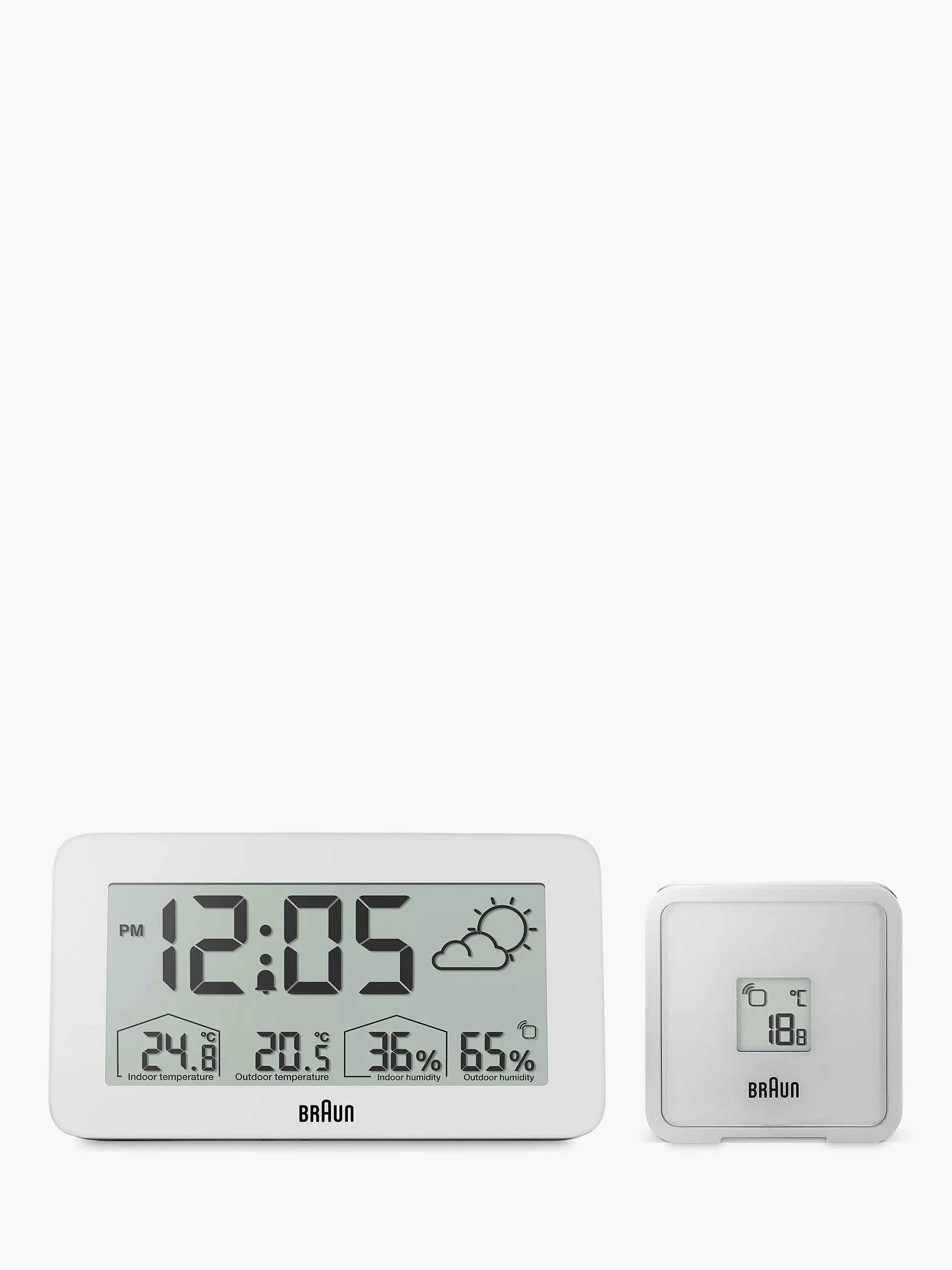 Braun BC13 digital weather station clock, UK version