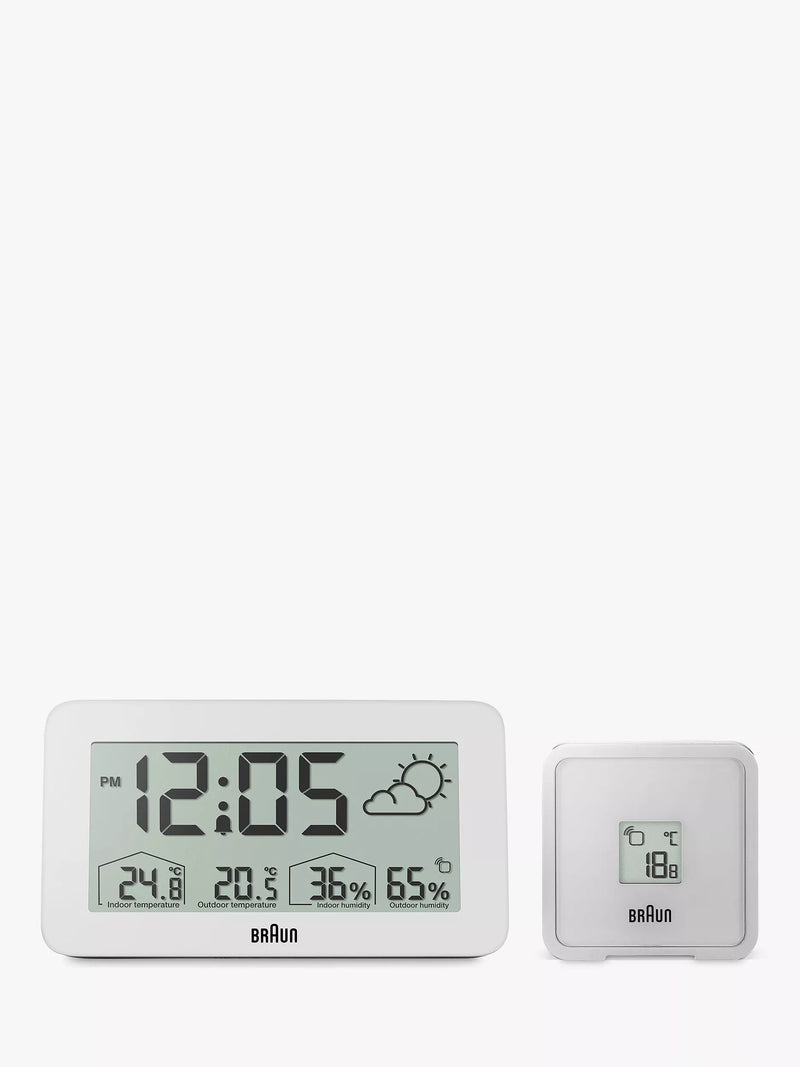 Braun BC13 digital weather station clock, UK version